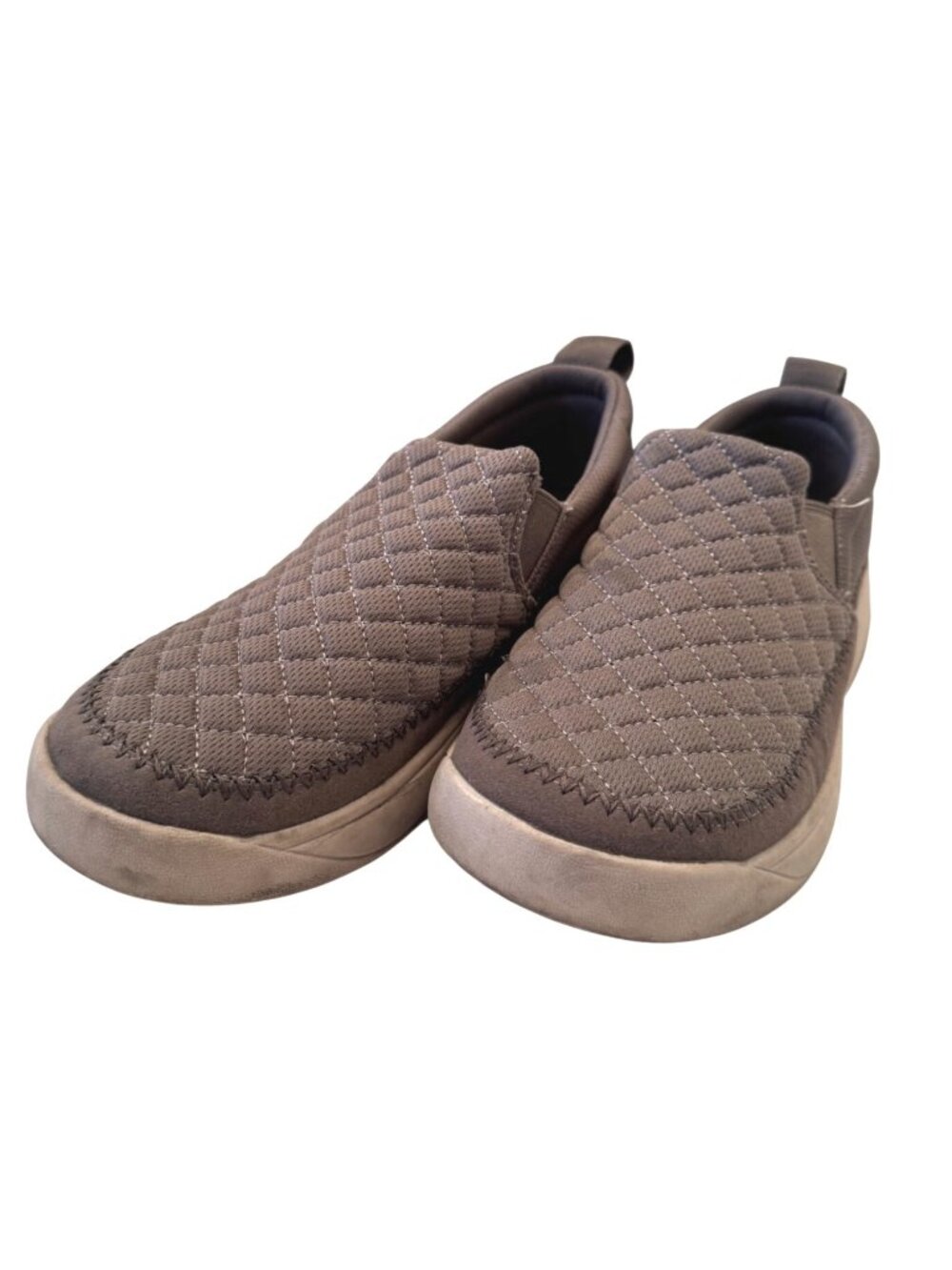 Staheekum Quilted Slip On Size 8 Taupe EU39 EUC Mesh Quilt